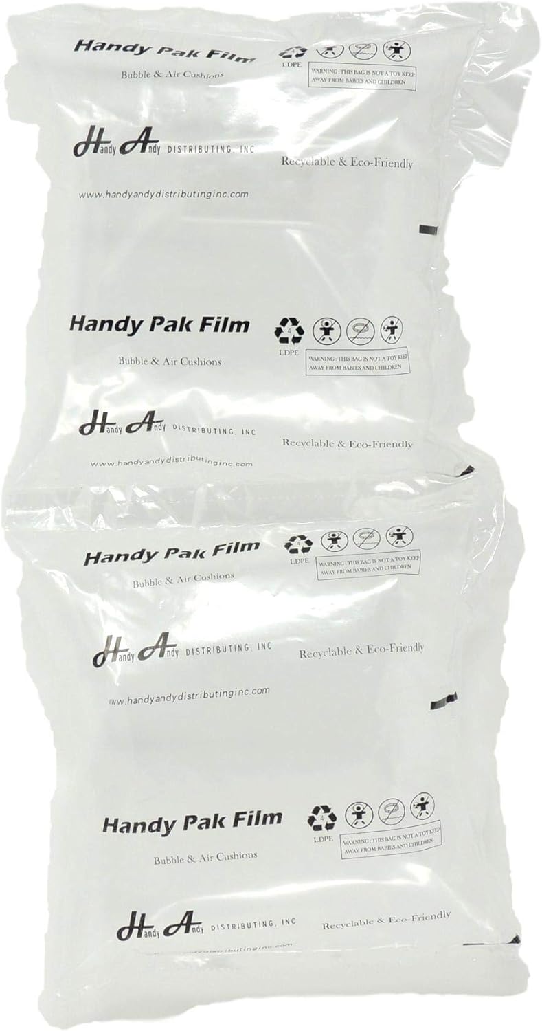 8X8 Air Pillow Cushion Film for Mini Pak'R Machine, Handy Pak Mini and Handy Pak Pro 984Ft 300M Roll