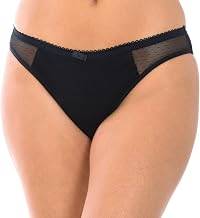 Dim Women's Menstrual Panty Plumetis Organic Cotton Medium Flow Dim Protect x1