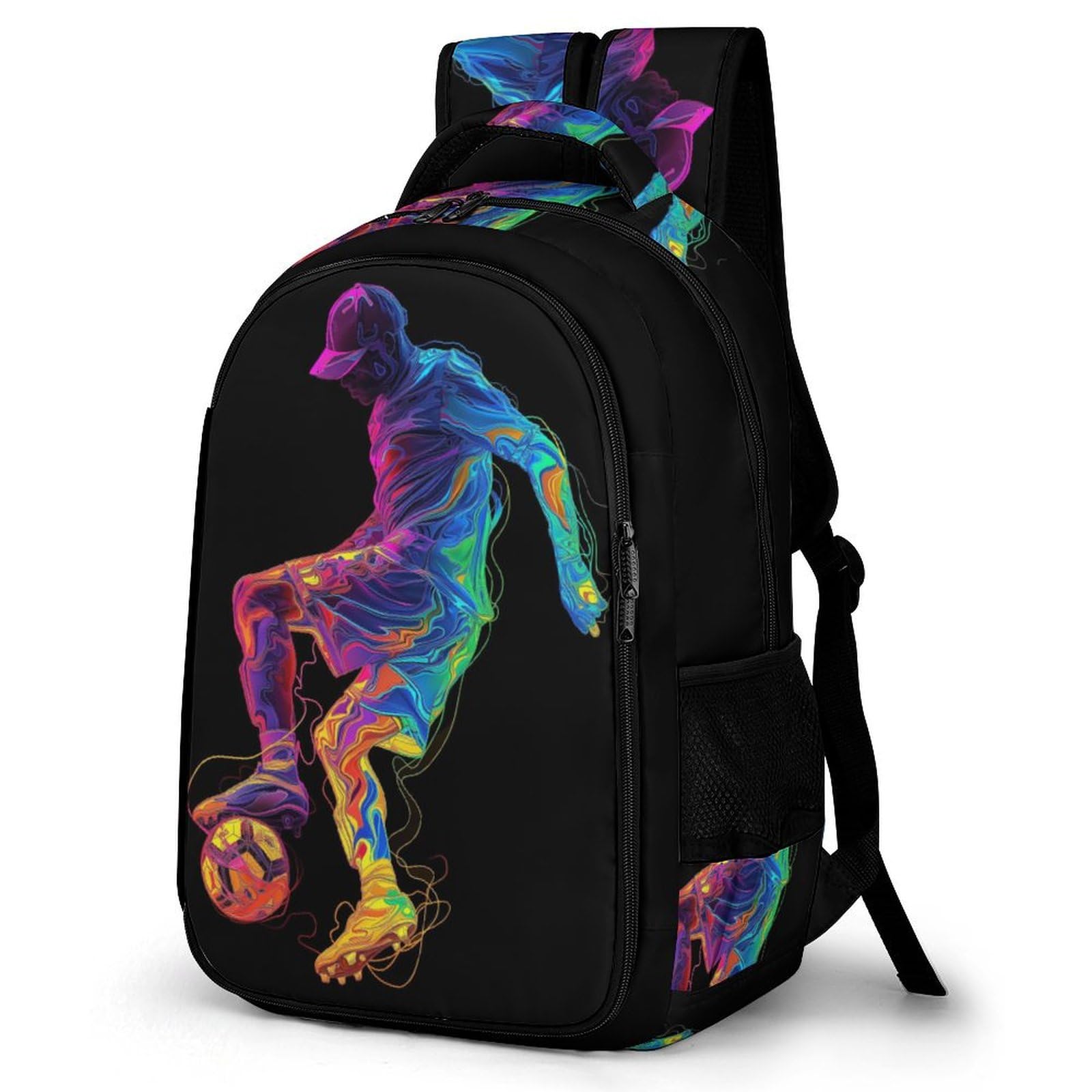 Mochilas Infantiles, Fútbol Fútbol Mochila Escolar Para Niños 3D Estampado Mochila Bolsa De Viaje Bolsas De Viaje De Mochila Escolar