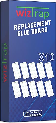 Miniatura 7 de WizTrap 10 repuestos de tablero de pegamento para trampa de insectos (10 repuestos de tablero de pegamento)