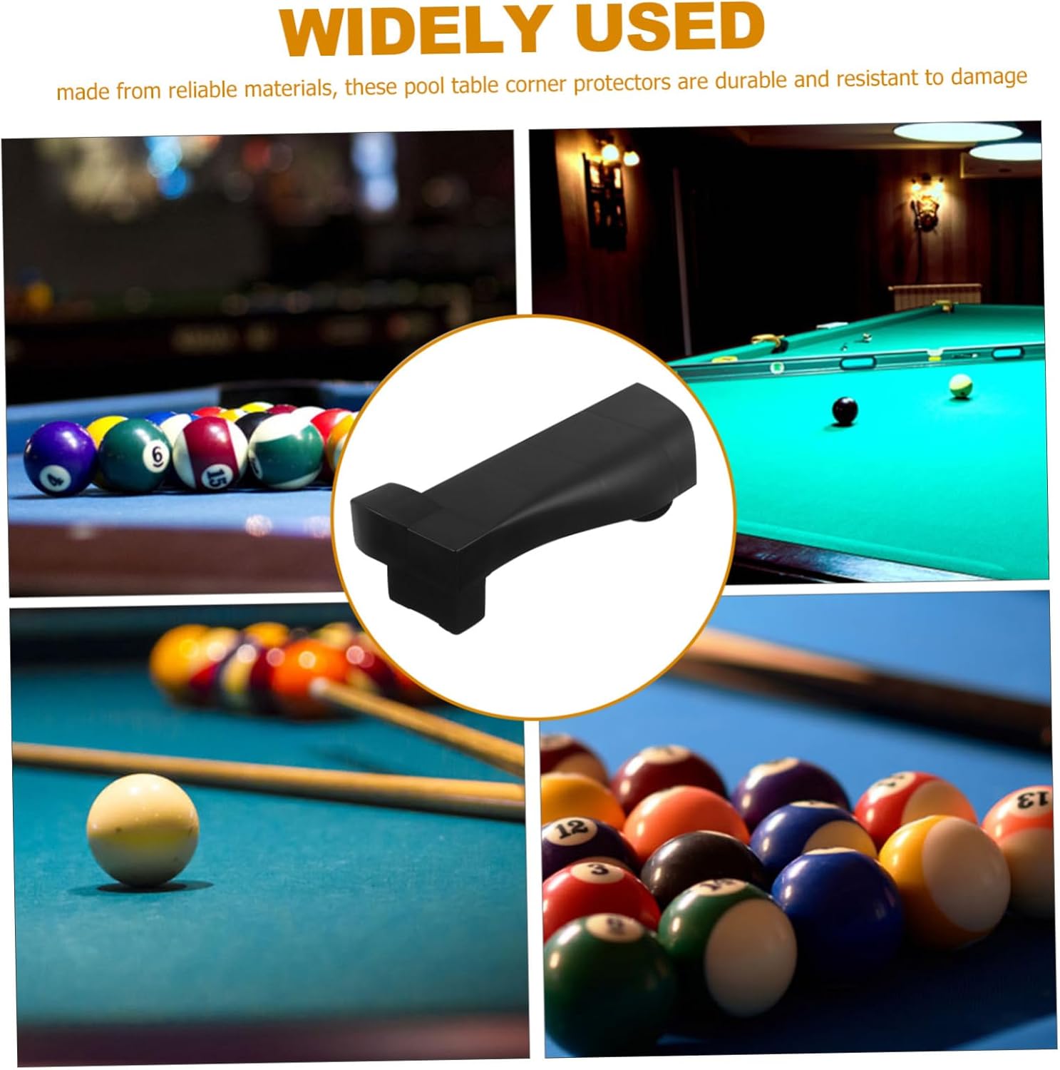 4pcs Pool Table Accessories Corner Protectors Billiard Table Edge Guard Liners Stylish and Protective for Your Game