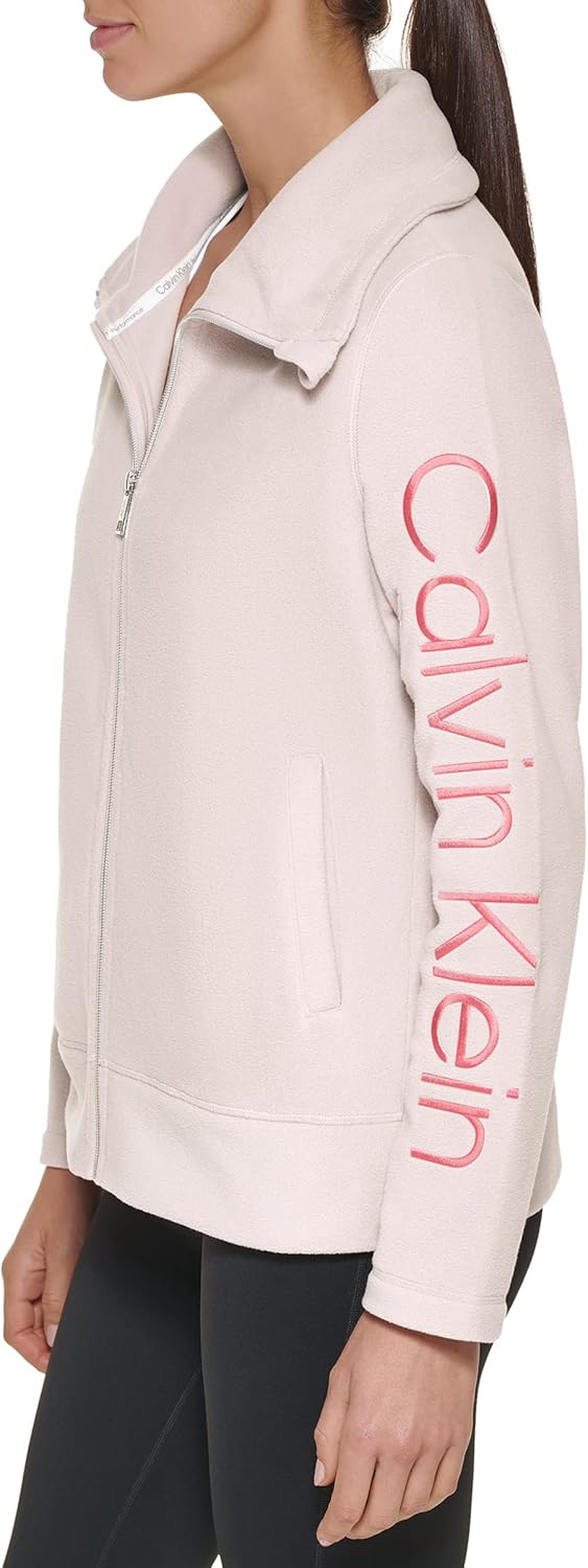 Calvin Klein Performance Women's Tech Fleece Jacket : Clothing, Shoes & Jewelry