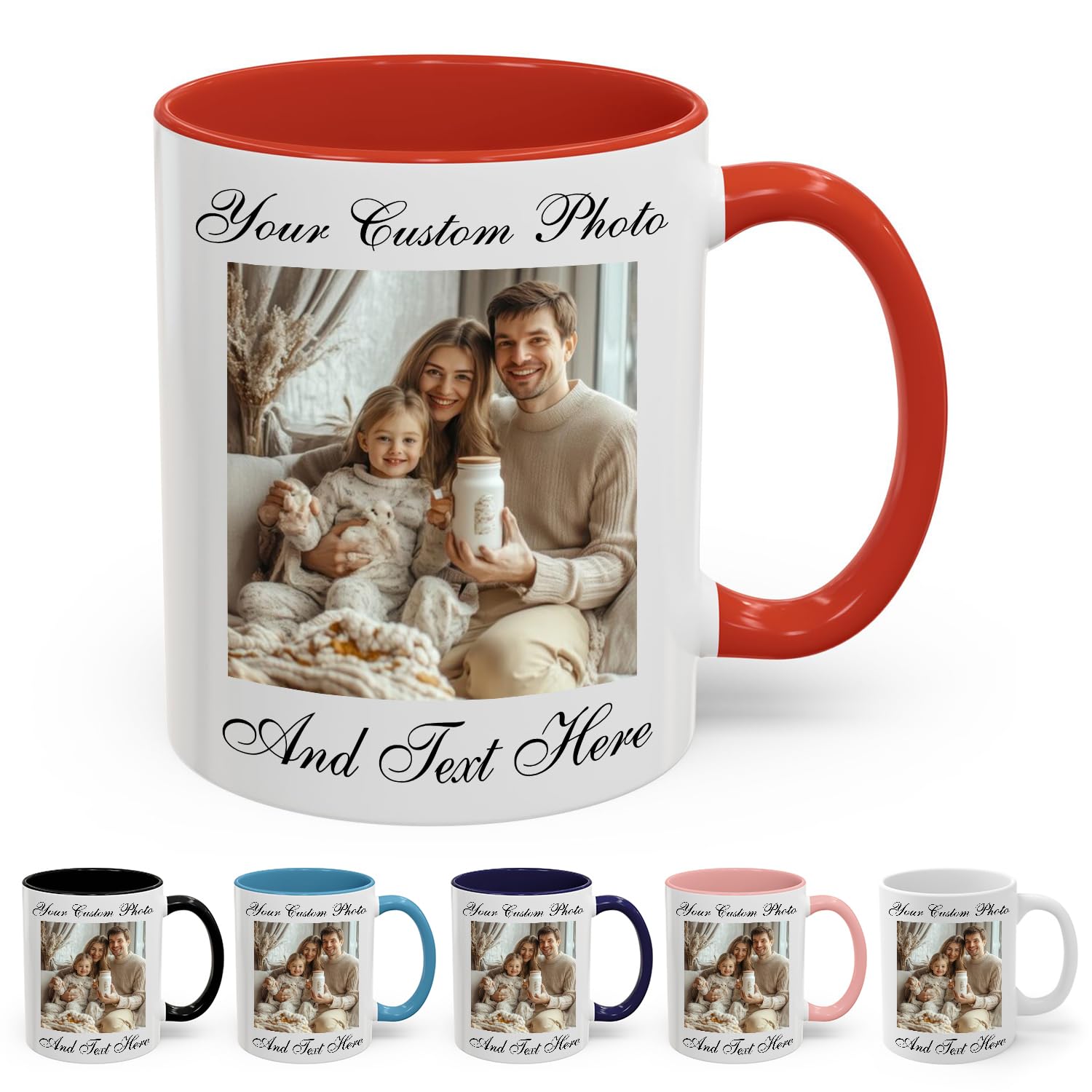 Amazon.com: Ships Next Day, Custom Photo Coffee Mug, Personalized Coffee Mug  with Pictures Text Name, Design Your Own Mugs, Gifts For All Occasions,  Birthday Christmas Thanksgiving Gift,Made in USA : Home &