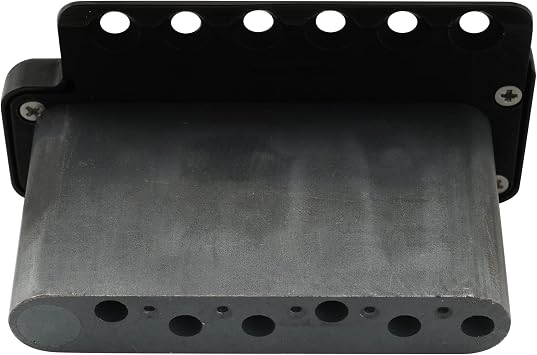 Wilkinson WVPC-SB 54mm Tremolo Bridge 6 Screw Stainless Steel Saddles Black