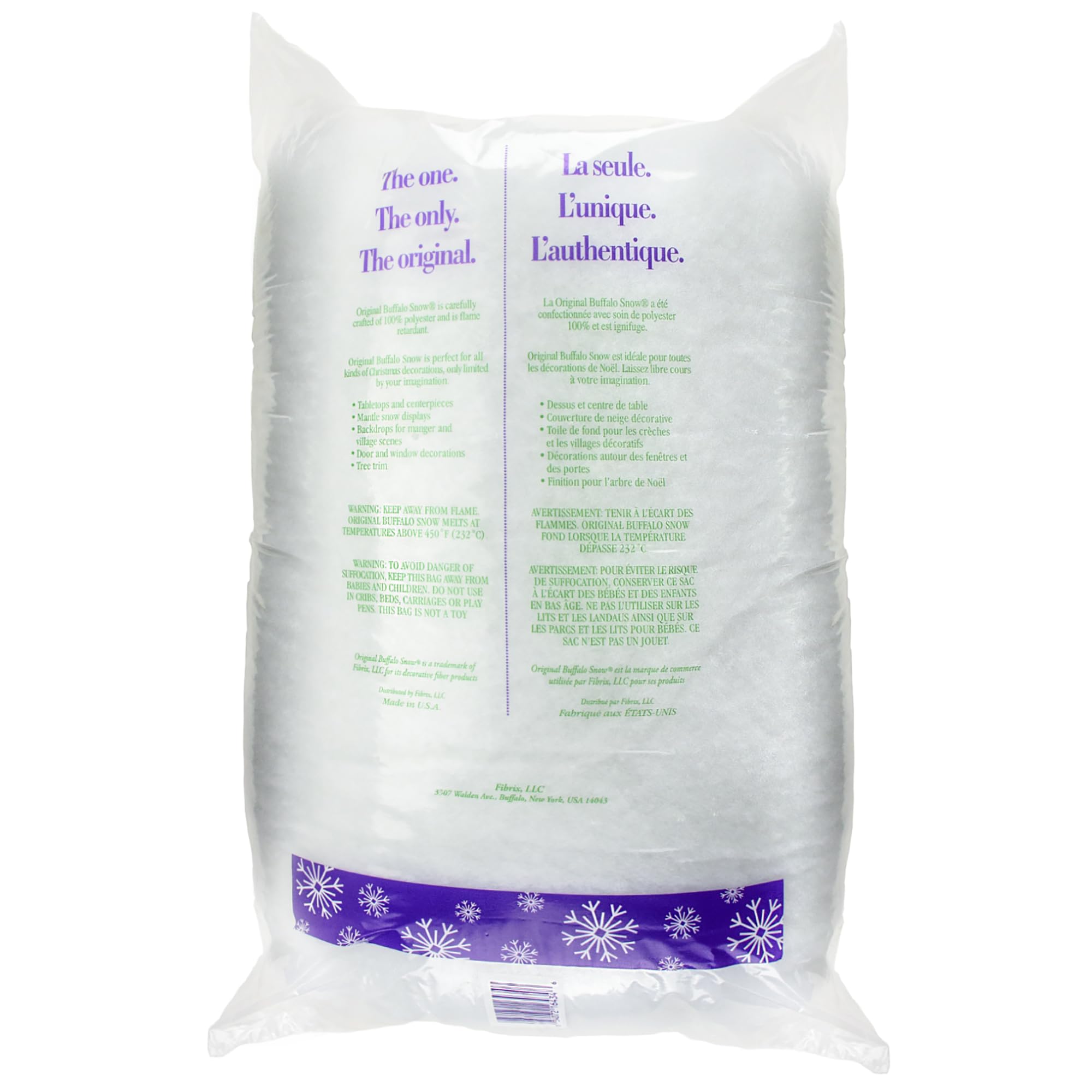 Buffalo Snow Frosty – Fiocchi Di Neve Artificiali, 3,5 Litri Per Decorazioni Natalizie