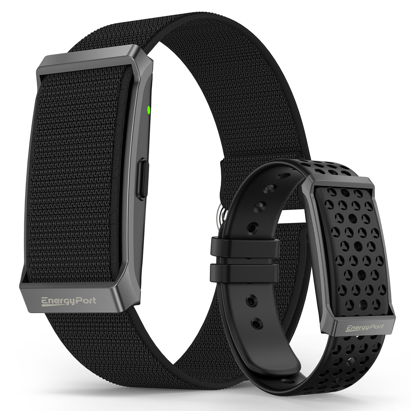 EnergyPort Fitness Tracker,Wearable Health Smart Bracelet Band with Blood Oxygen 170+ Sport Mode 60-Day Battery,Lifetime Membership,Activity Tracking Heart Rate Sleep Monitor for Android iOS,2 Bands