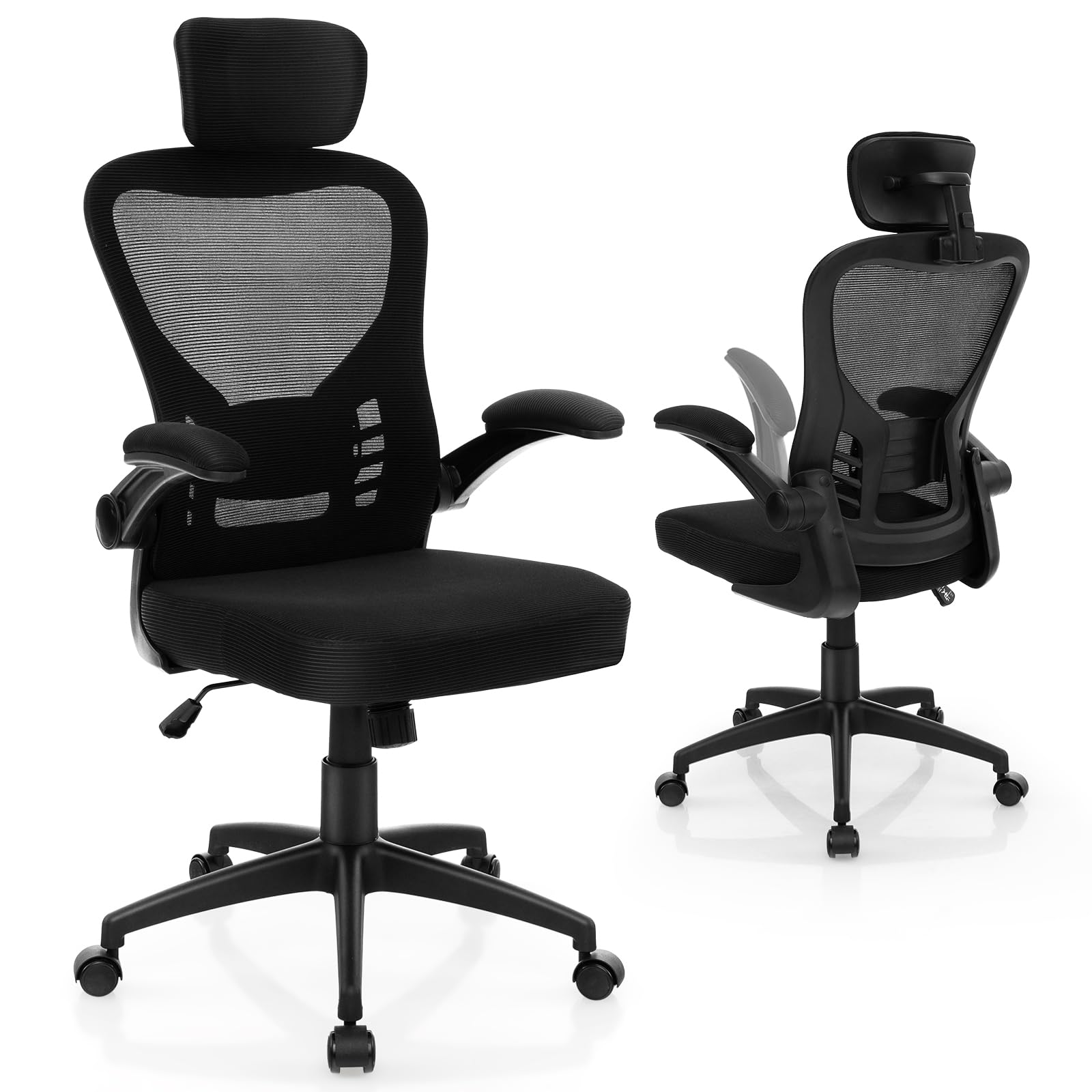 Mesh Office Chair Giantex Ergonomic High Back Desk Chair With