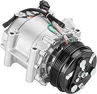 Vista 1 de TadaMark Compresor de aire acondicionado A/C con embrague para Honda Fit 1.5L 1.5 2009-2014 L4 2009 2010 2011 2012 2013 2014 compresor viene con 5
