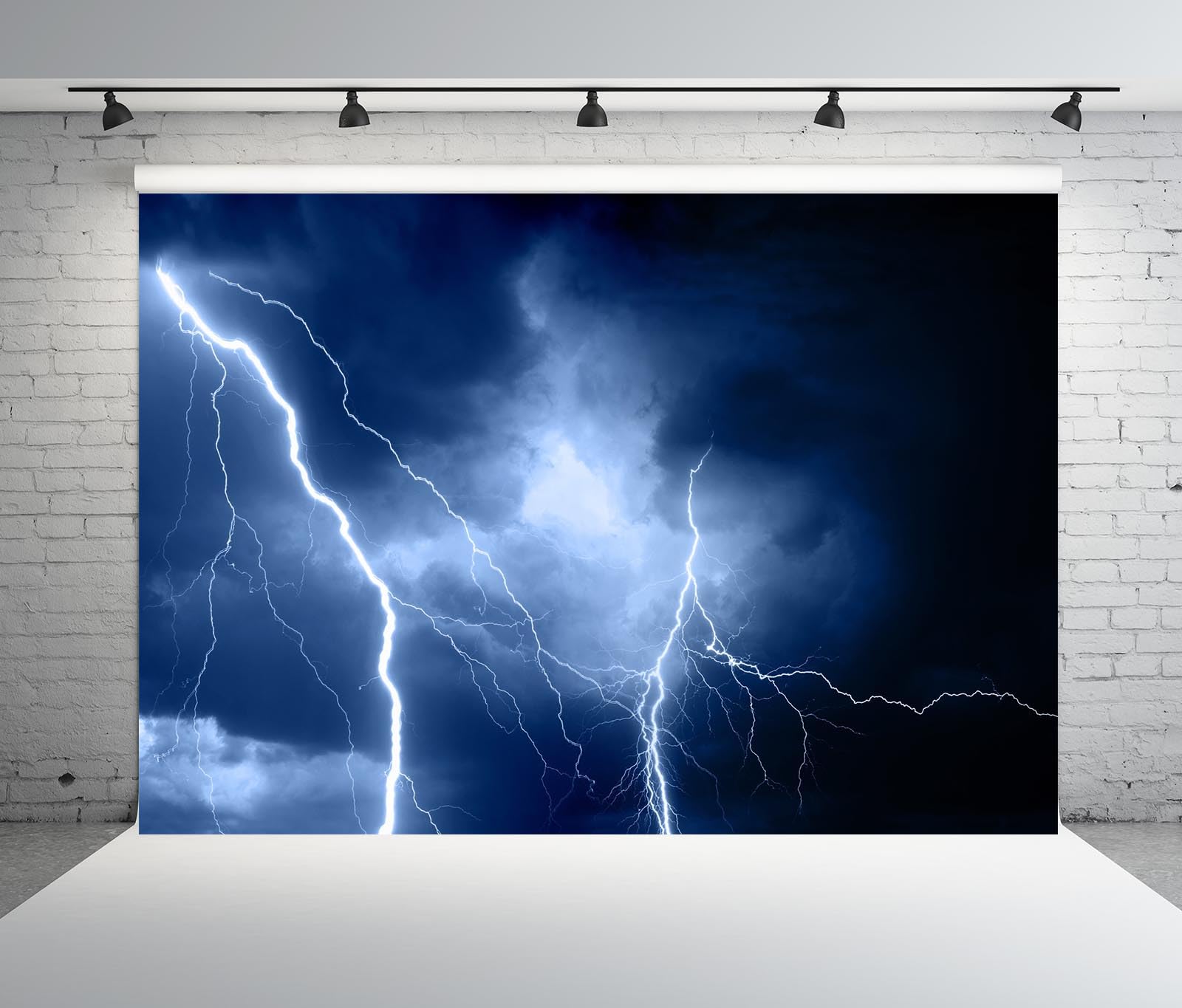 Amazon.com: BELECO 7x5ft Fabric Lightning Storm Backdrop Big Storm
