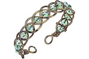 Handmade Braided Beaded Bracelet: Adorn Your Wrist with Celtic Enchantment