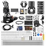 Robot Hand with Arduino Open Source AI Bionic Robotic Hand Five Fingers Solely Movement Mechanical Arm DIY Smart Robot & Engineering Kits, Science/Coding/Programming Set, Standard Kit