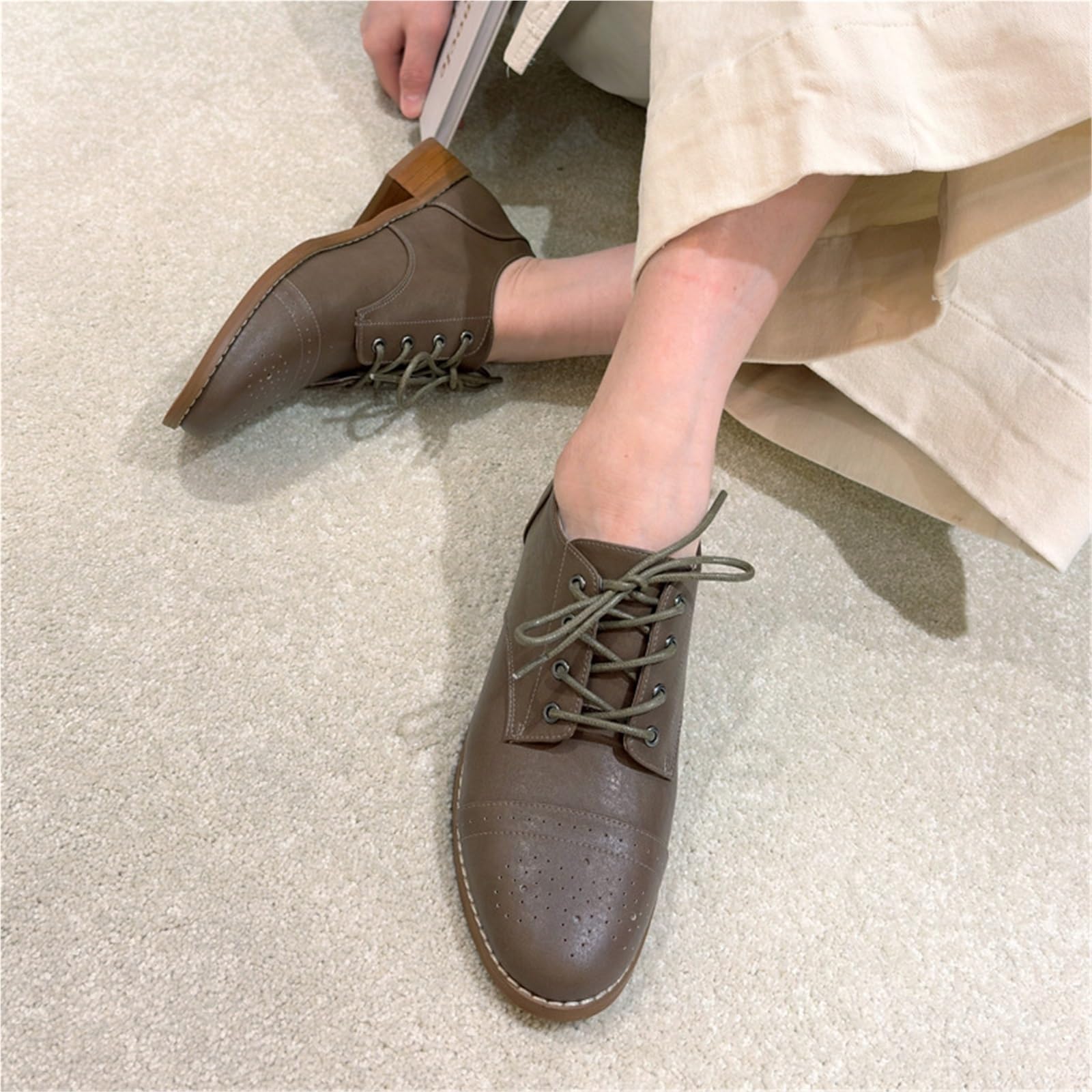 Comode Scarpe Oxford da Donna, Allacciate da Cerimonia, Mary Jane