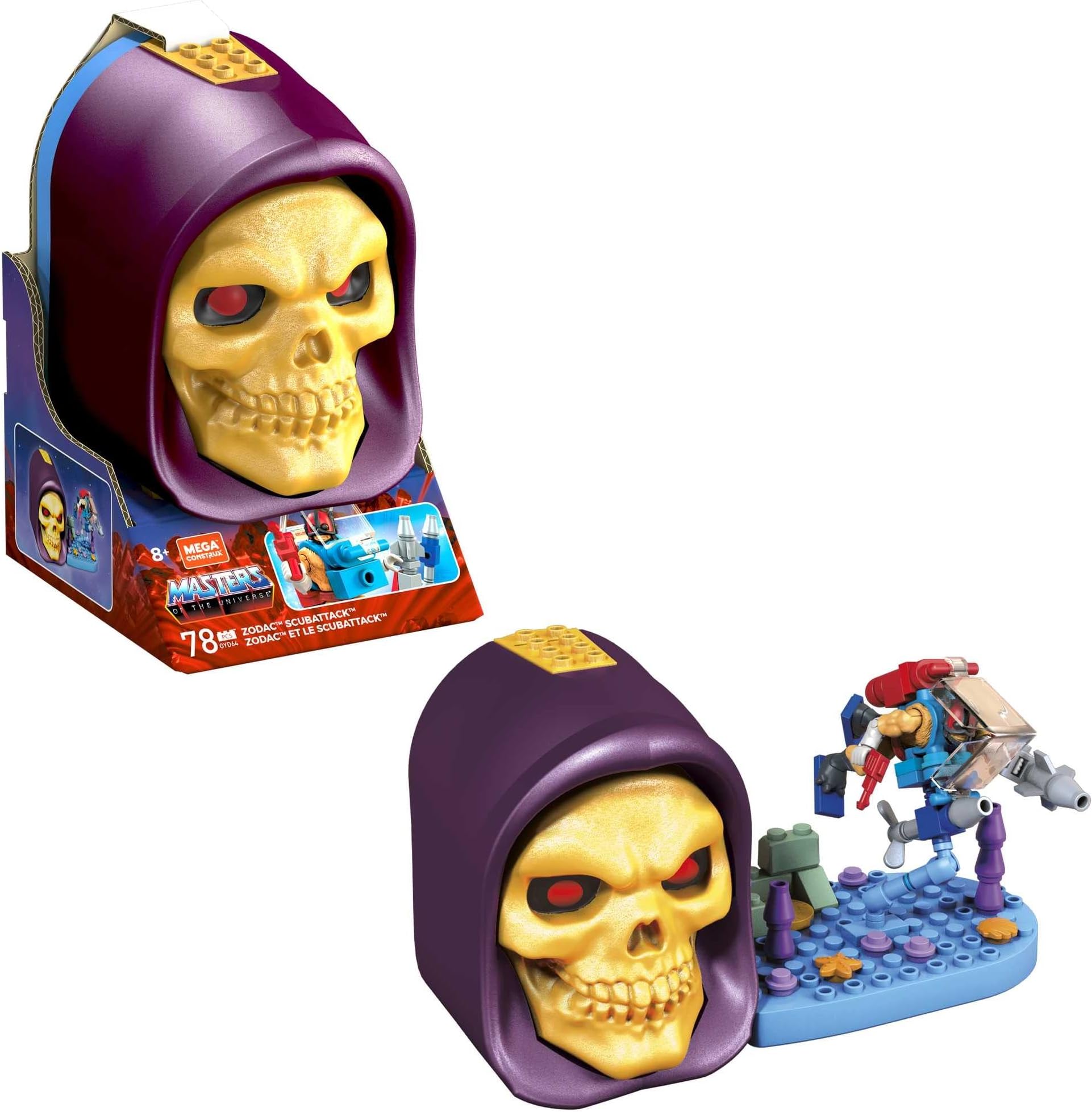 Mega Construx Masters of The Universe Zodak Scubbatack, Building Toys for Kids