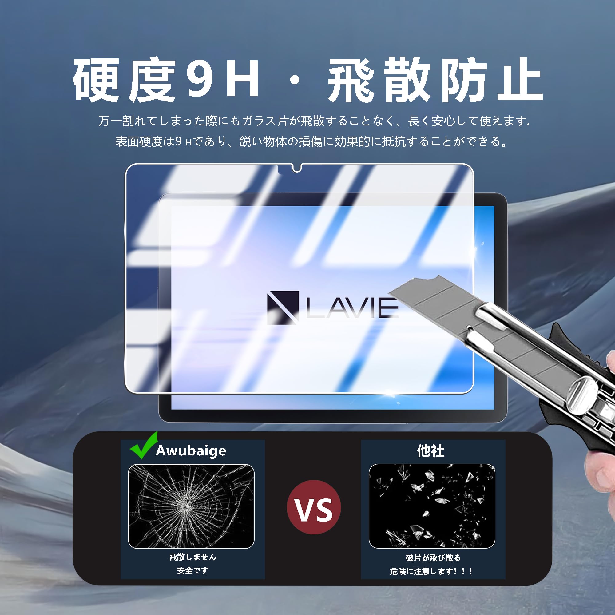 NEC LAVIE Tab T10 数回使用　保護フィルム付き wisers 保護フィルム・タッチペン付き NEC Lavie Tab T10 T1055