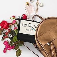 Vista 30 de Monogrammed for Women Initial bridesmaid gifts, Personalized monogram Monogram Cosmetic Bag,Travel Makeup Bag Suitable for Wedding weekend Beach