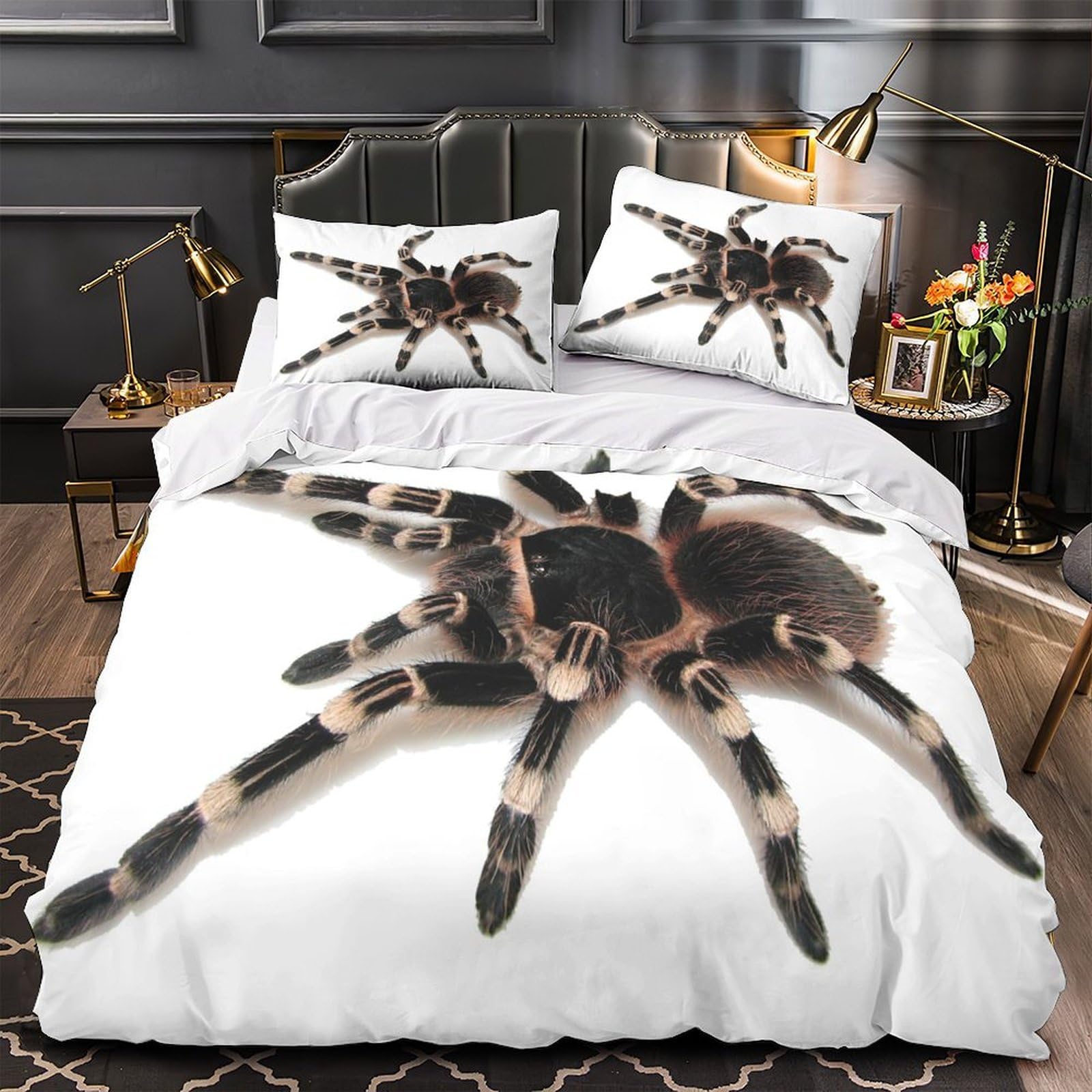 Parure de lit araignée tarentule 140x200 hypoallergique