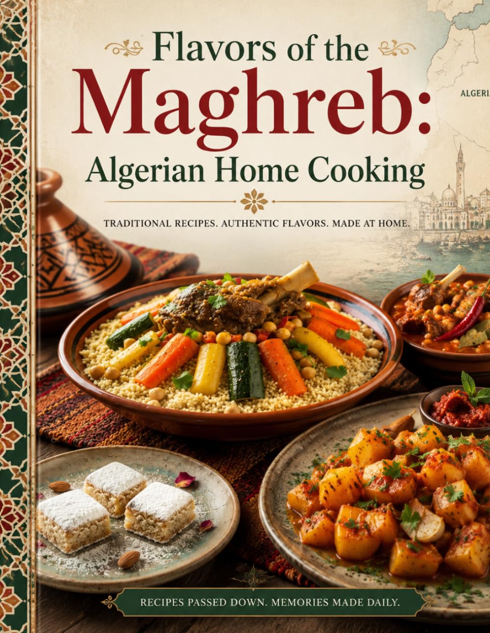Flavors of the Maghreb: Algerian Home Cooking: Traditional Recipes, Authentic Flavors, Made at Home