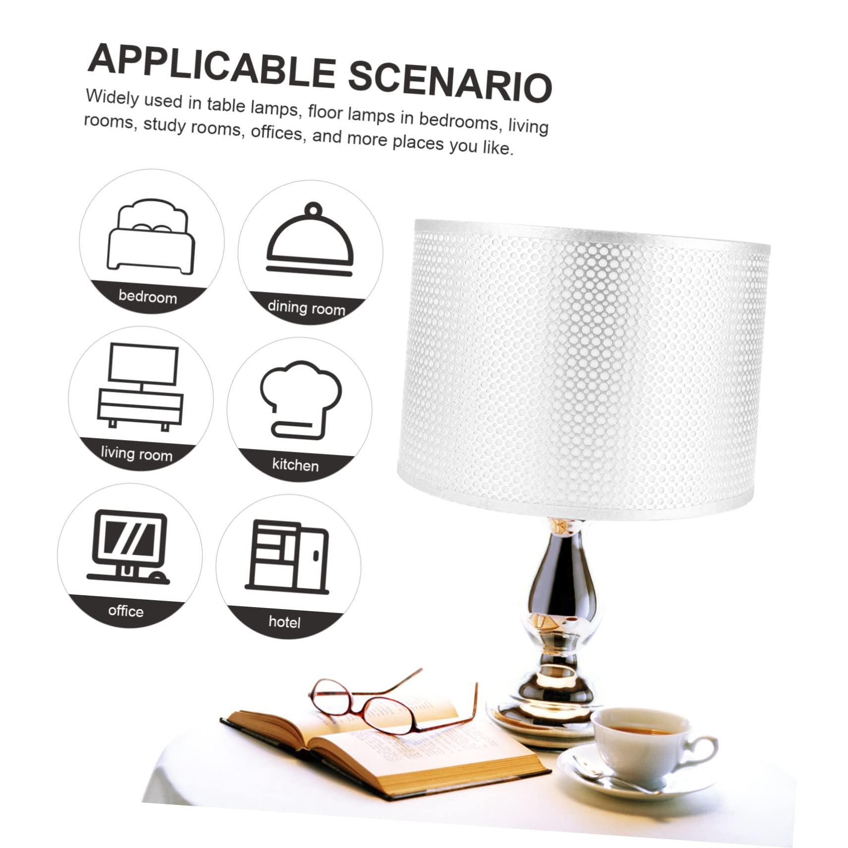 Moderner Lampenschirm Für Tischlampe Elegante Abdeckung ø Vielseitig Einsetzbar Für Wohnzimmer Schlafzimmer Und Büro Schafft Warme Atmosphäre