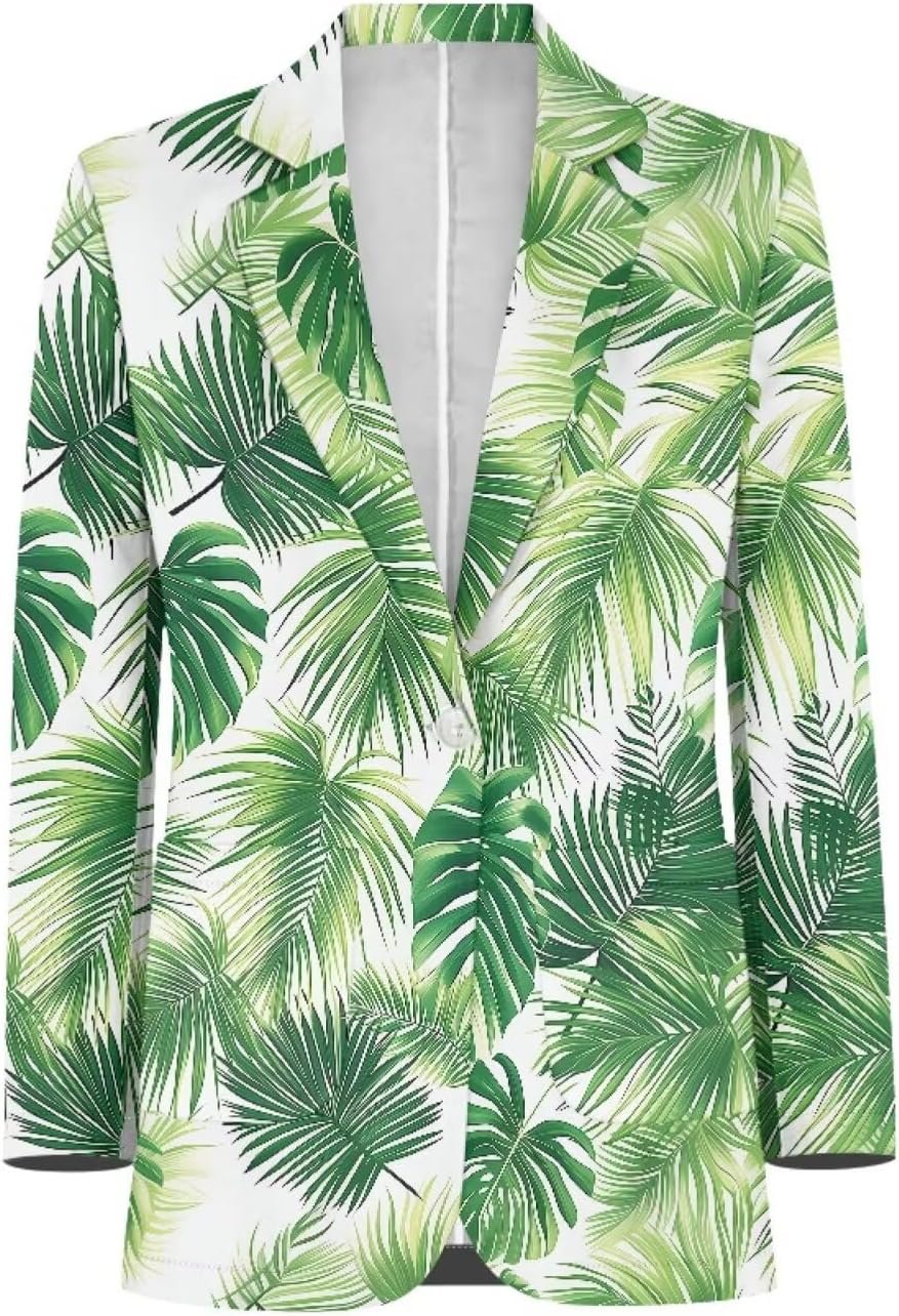 TOADDITDO Men's Casual Sport Coat Lightweight Wedding Blazer One Button Business Suit Jackets for Dinner,Prom,Party