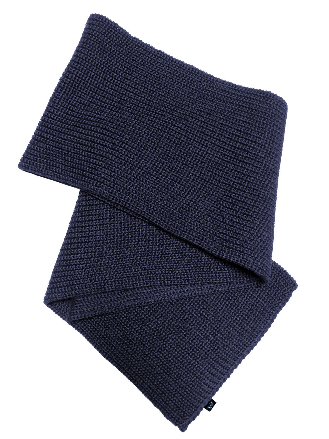 Blauer Peter - gestrickter Schal - Schurwolle - uni - 9 Farben
