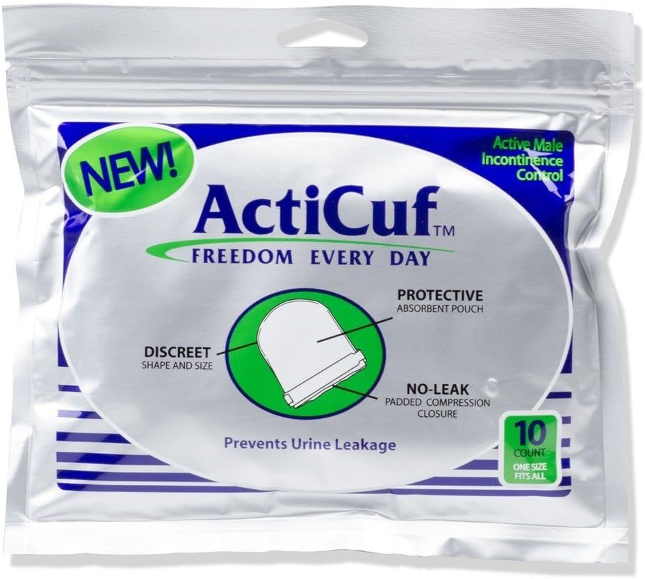 Male Urinary Incontinence Pouch - Case of 10 bags by ActiCuf