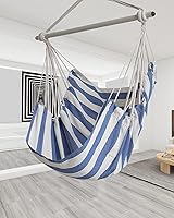 Vista 7 de ADVOKAIR Hamaca - Silla colgante grande, suave, cómoda, duradera, 2 asientos incluidos