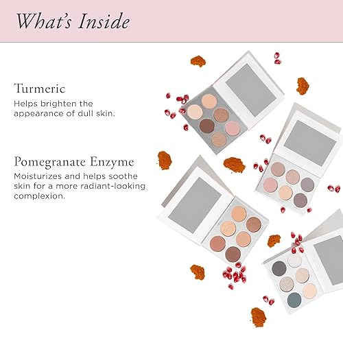 Miniatura 4 de PÜR MINERALS On Point Eyeshadow Palette, Matte, Shimmer & Metallic Shades, Skincare-Infused Formula