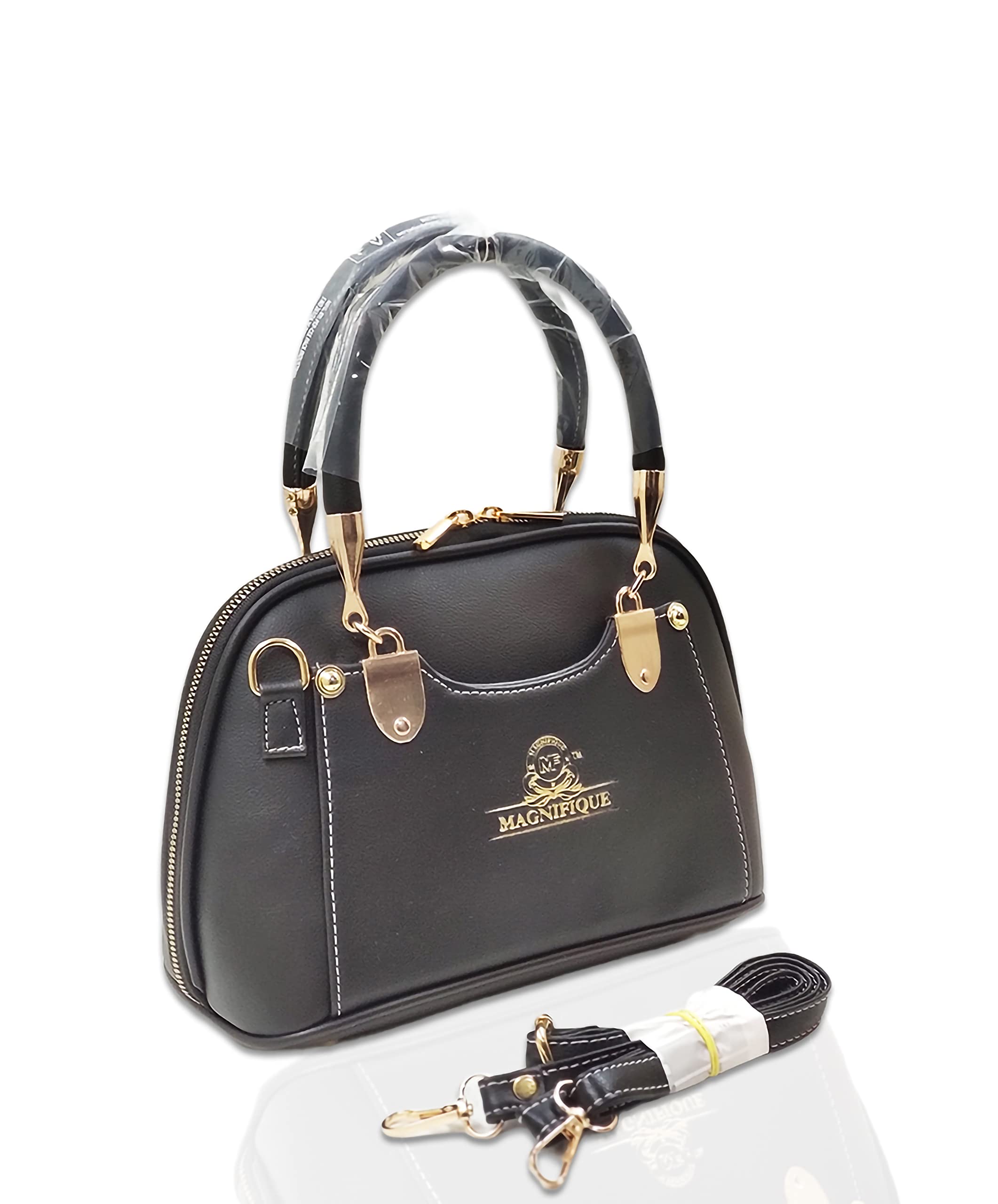 Magnifique Womens Hand/Sling/Side Bag/purse Polyurethane Western (Black) (B0BX5MBTJB) Amazon Price History, Amazon Price Tracker