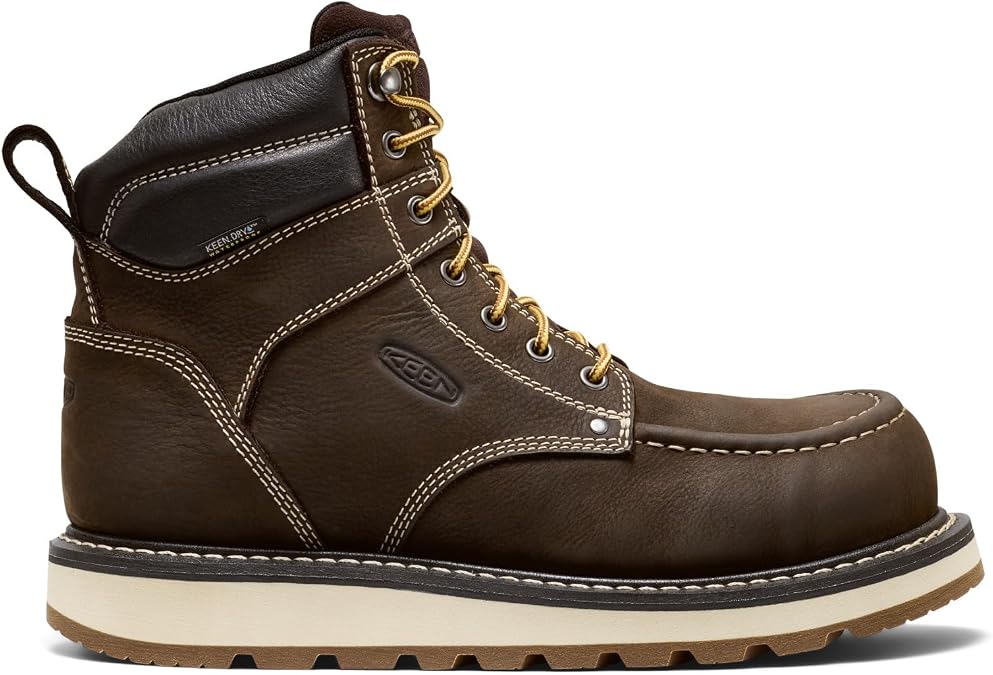 KEEN Utility Men's Cincinnati 6 Composite Toe Waterproof Wedge Work Boots