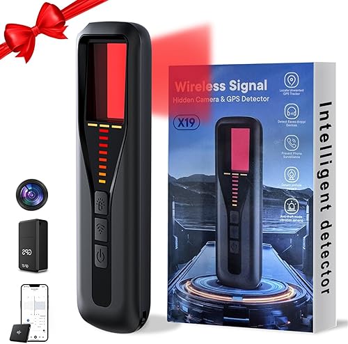 Detectores de Cámara Oculta para Viaje 2025 Detector de Cámara Espía Actualizado, Escáner de Señal Inalámbrico para Oficina/Coche/Baño/Hotel. Cuenta