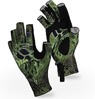 Vista 20 de KastKing Sol Armis - Guantes de protección solar UPF50+, guantes de pesca, protección UV, protección solar para exteriores, kayak, remar A: Silver
