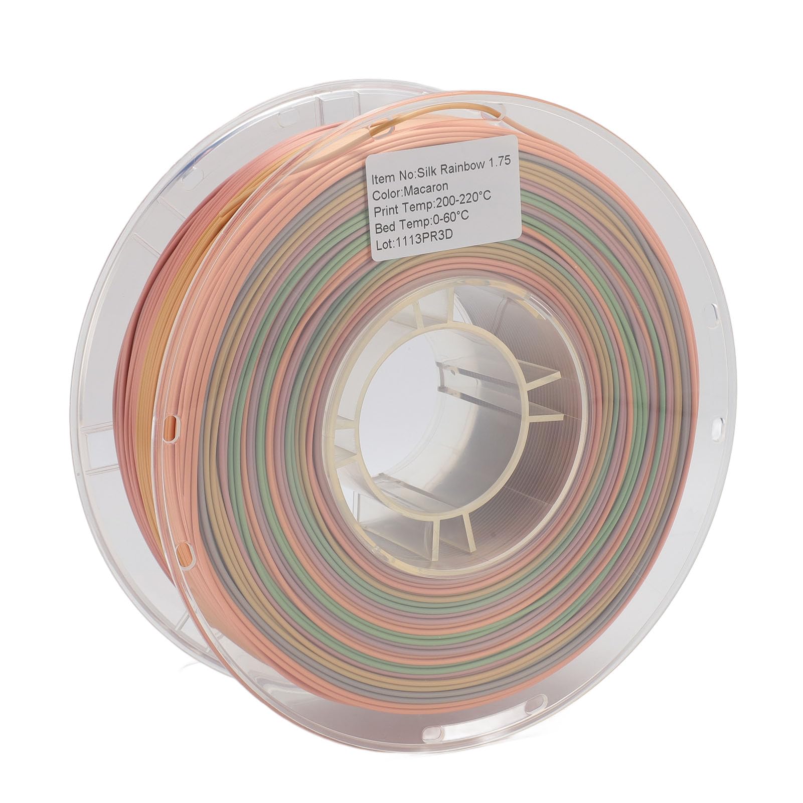 Jiawu Żywe, Gradientowe Kolory Filament PLA do Druku 3D, Wielokolorowy Filament 1,75 Mm Łatwy do Druku w Sztuce i Rzemiośle