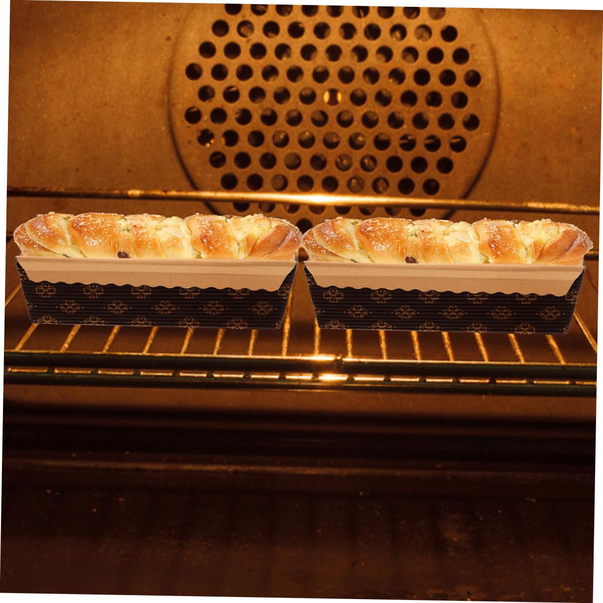 25 stampi per pane in carta, per, mini teglie, per teglie rettangolari, pirottini da forno rettangolari, da forno usa e getta Utilizzato per preparare dolci natalizi