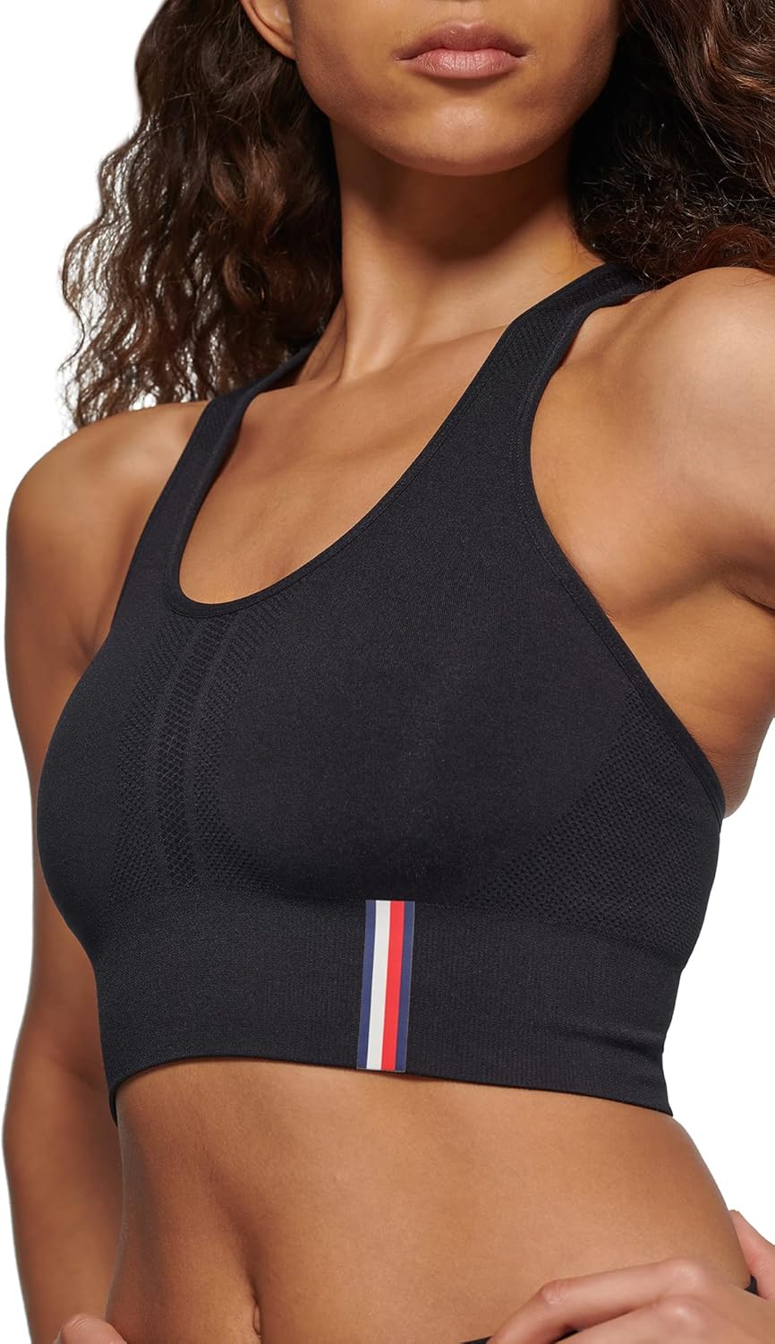 Tommy Hilfiger Women's Racerback Performance Sports Bra