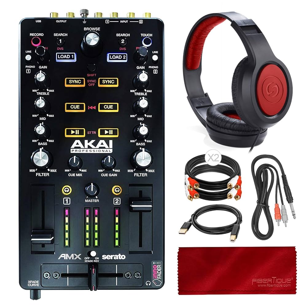 AKAI AMX DJインターフェース Serato対応 ※ジャンク品です AKAI professionalのミキシングサーフェイスAMXの紹介。