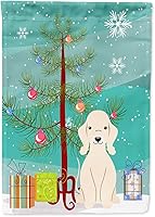 Vista 972 de Caroline's Treasures BB4243GF Bandera de jardín con texto en inglés «Merry Christmas» con texto en inglés «Merry Christmas», bandera decorativa