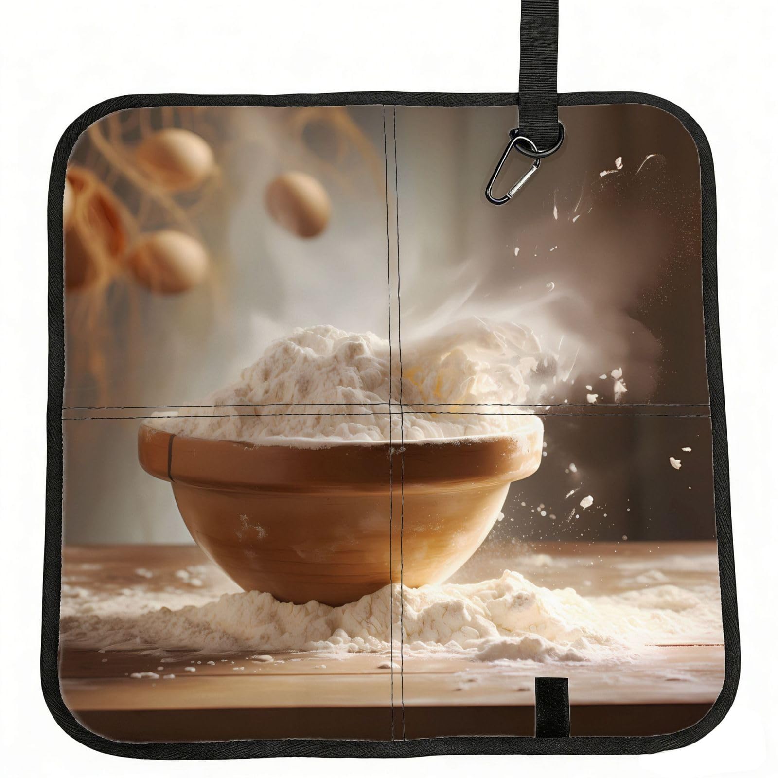WBQLSL flour Foldable Seat Cushion - Portable Stadium Pad with Carabiner for Camping Hiking Picnic Beach