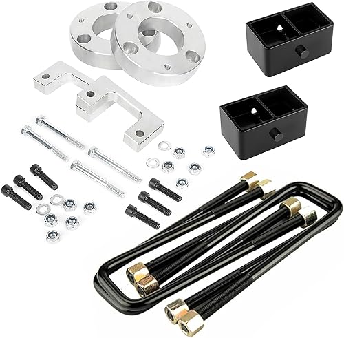 SCTIOO Kit de elevación de nivelación delantera trasera de 3.5 pulgadas compatible con Chevrolet Silverado 1500 2007-2022, para GMC Sierra 1500