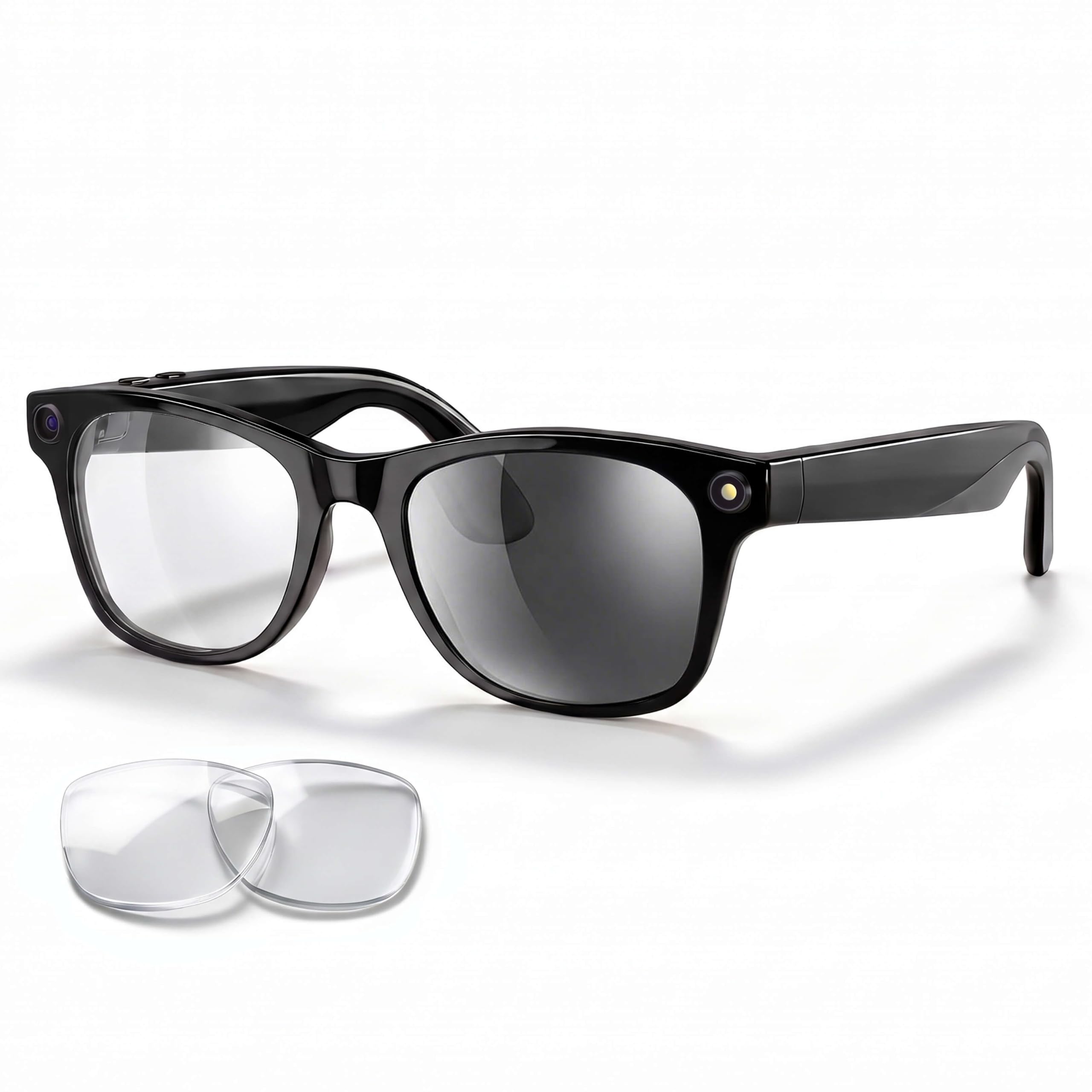 EarlySincere Smart Glasses with 4K EIS Camera & AI Voice Assistant