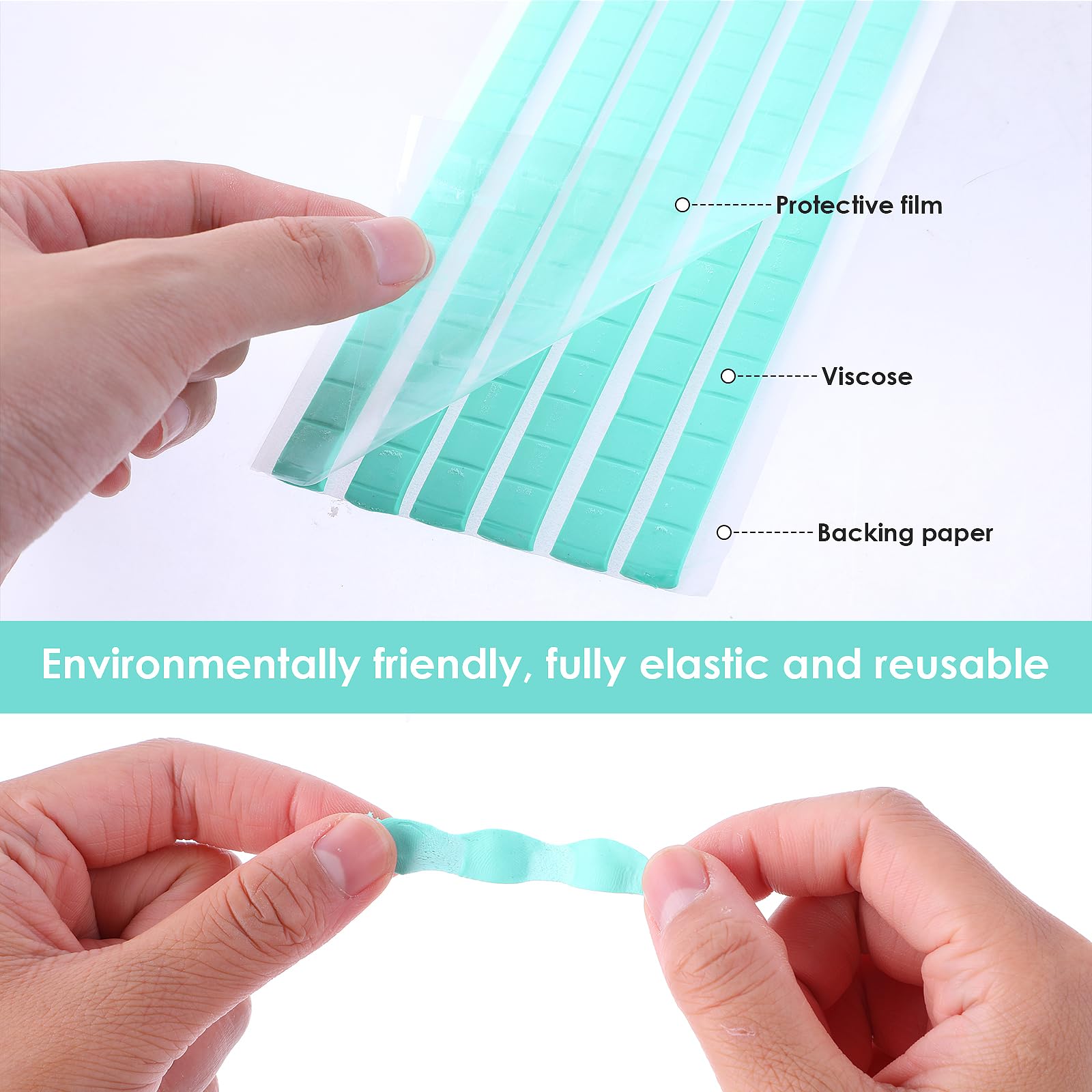 384 Punti Adesivi 3D Riutilizzabili - Per Appendere Poster, Foto E Decorazioni Senza Rovinare Le Pareti - Foto 3