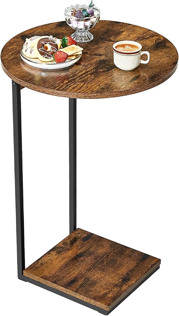 WOHOMO Sides Table Living Room, Small End Table for Small
