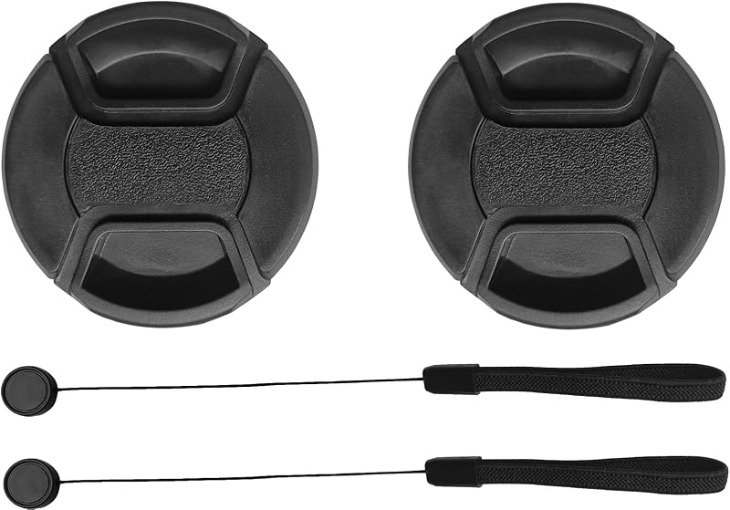 62mm Lens Cap Cover,for Tamron AF 18-200mm F/3.5-6.3 Lens [2 Pack] | for Tamron Auto Focus 70-300mm f/4.0-5.6 Di LD Macro Zoom,SP 70-300mm F/4-5.6 Di VC USD,Hxdzieory