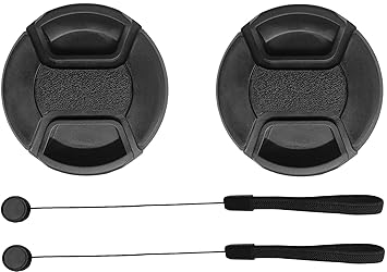 40.5mm Lens Cap Cover for Sony E PZ 16-50mm f/3.5-5.6 OSS on ZV-1F ZV-E10 ZV-E1 ZVE10 ZVE1 ZV1F A7C Camera(for Accessories),Hxdzieory [2 Pack]
