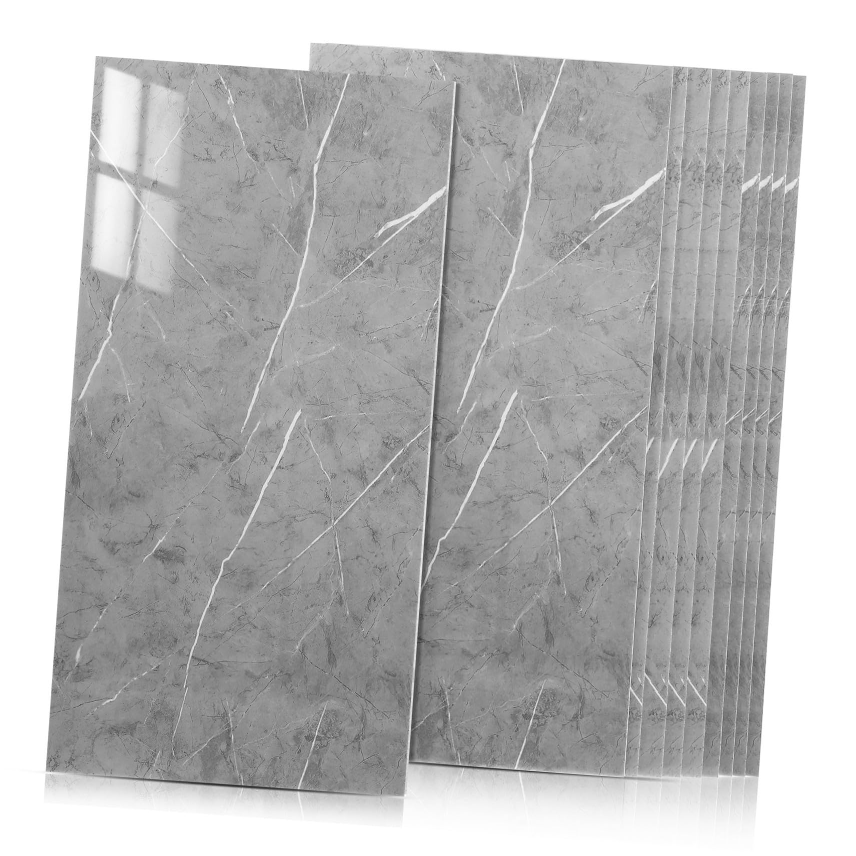 Papier peint adhésif marbre pour chambre à coucher et décoration murale chic