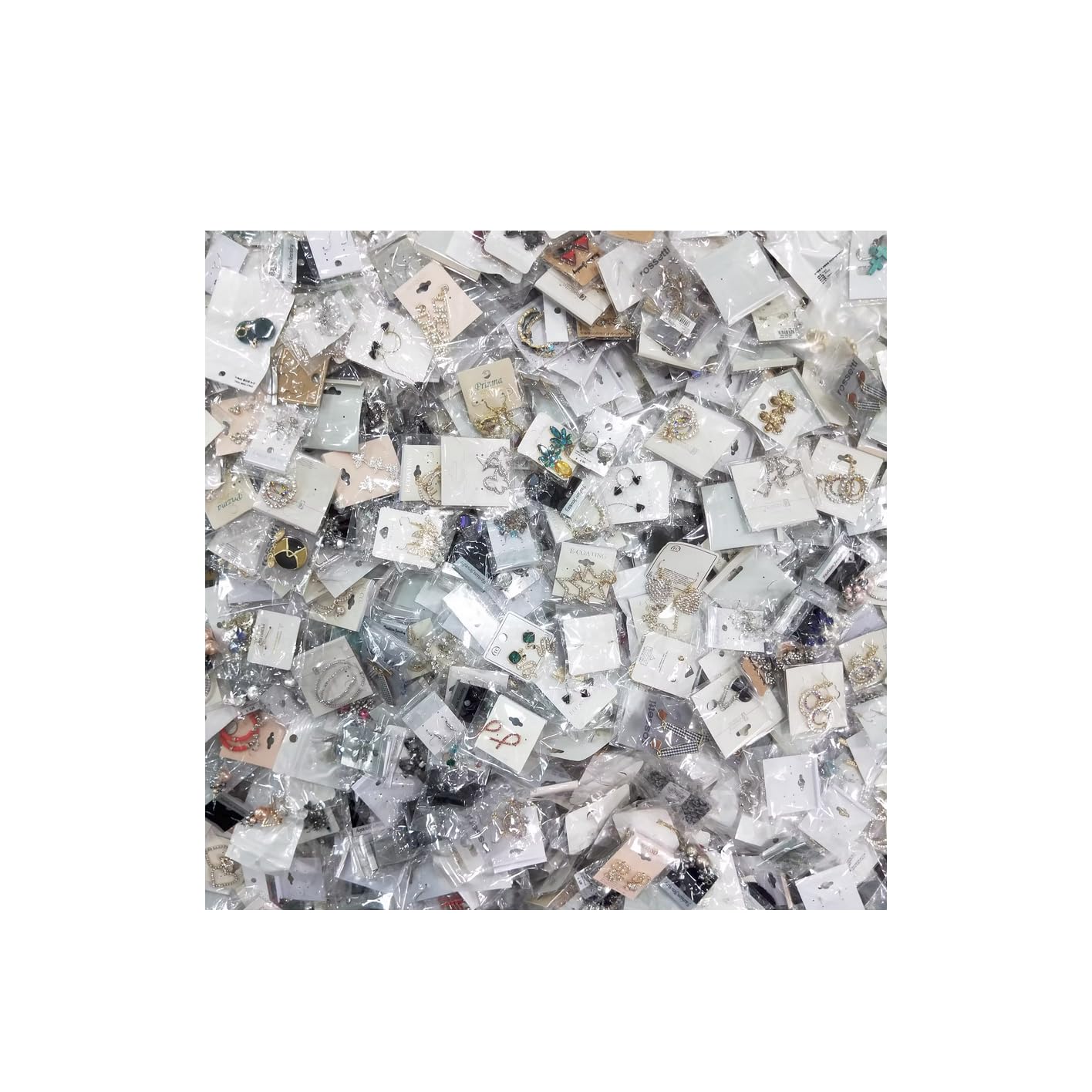 CcacHe Mystery Box Including 20 Pcs Differernt Style Pairs of Earrings Rings Bracelets or Necklaces, Magic Surprise Jewelry Gifts Meh