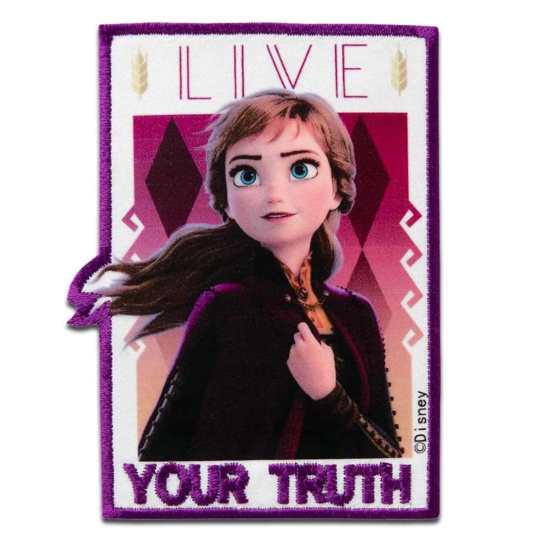Toppa Termoadesiva Frozen 2 Elsa 8,1x4,1 Cm: Applicazione Con Ferro Da Stiro