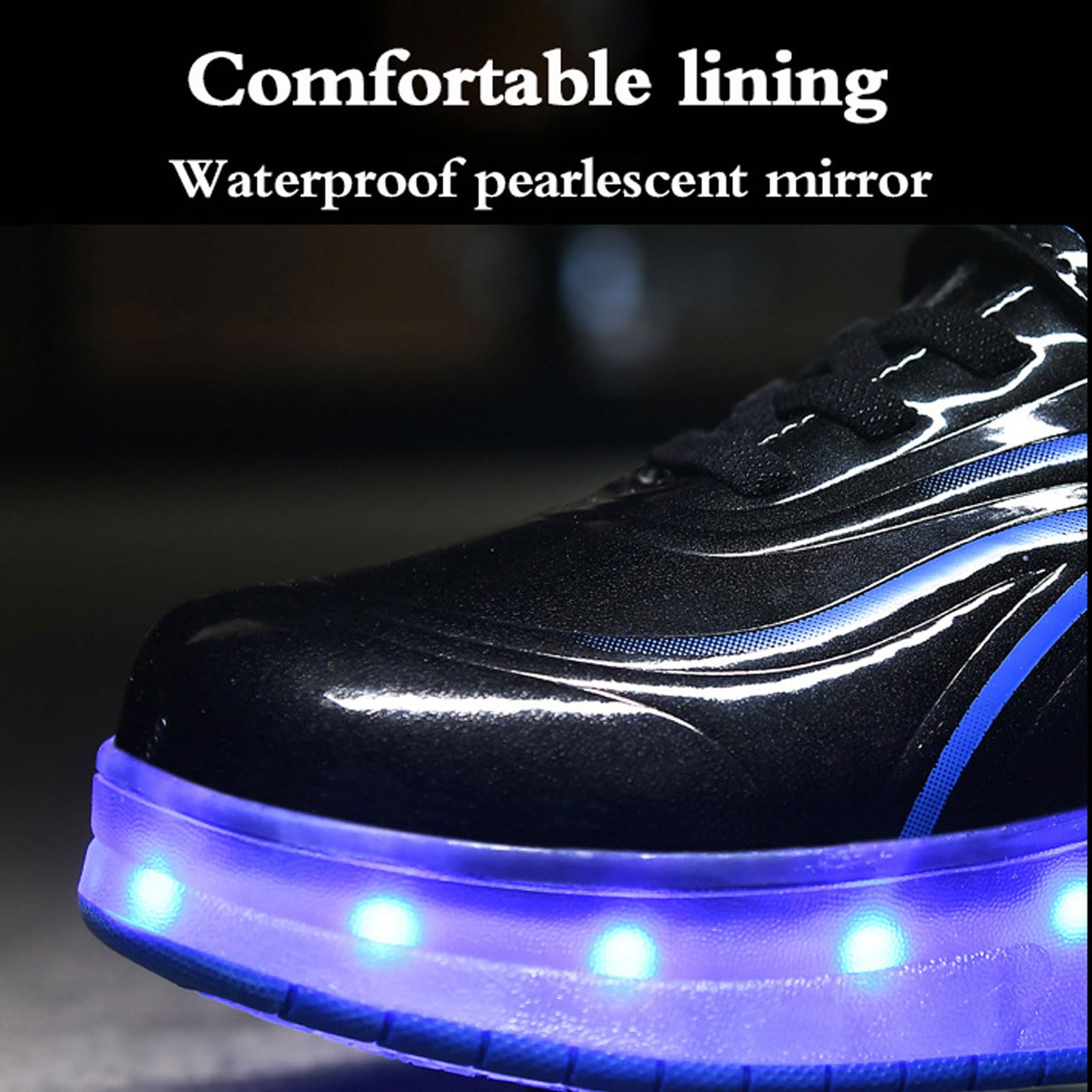 Zapatillas Deportivas con Ruedas para niños,Zapatillas con Ruedas,Zapatos con Ruedas y LED Luces para Niña,Recargables,Retráctil,para Regalos navideños creativos para niños