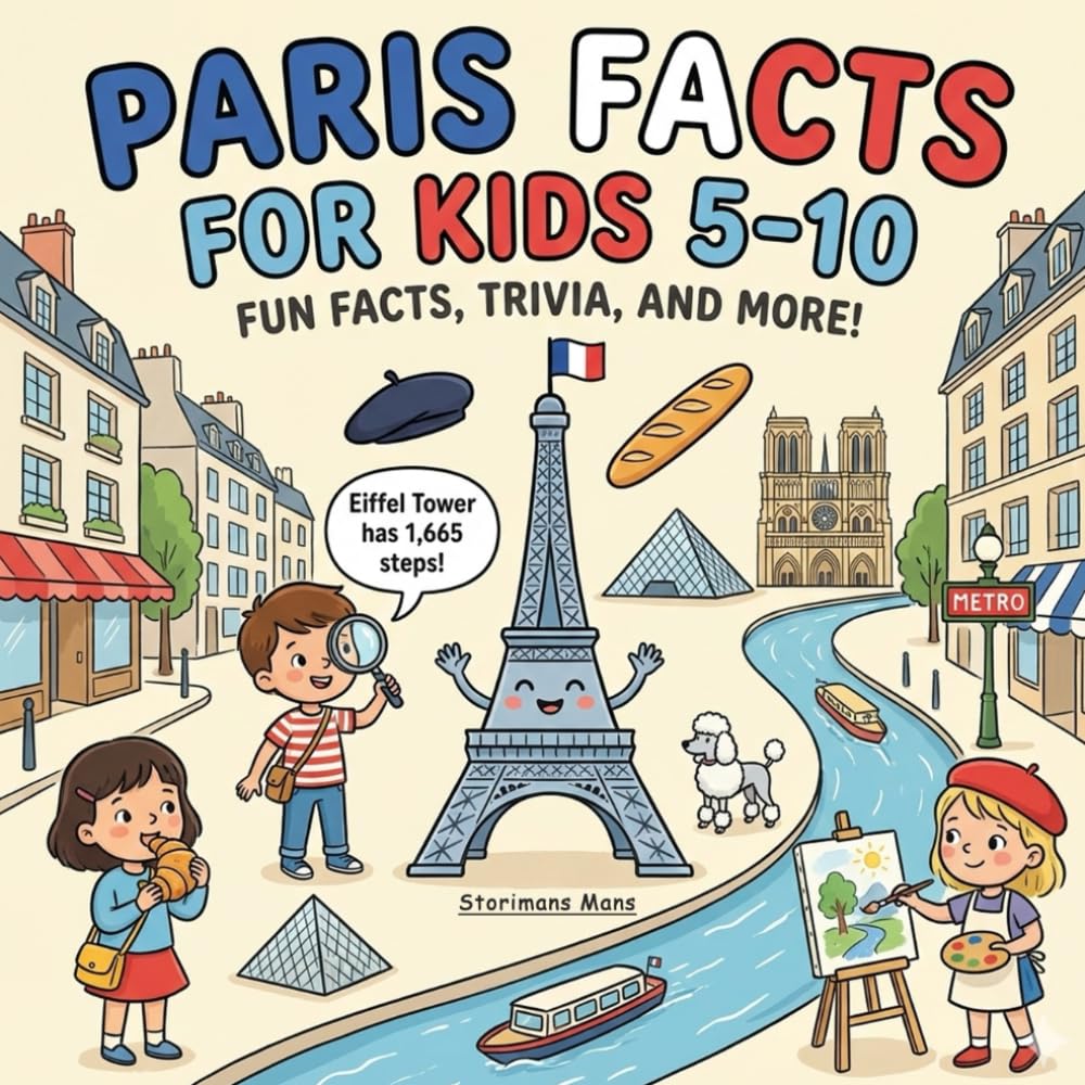Paris Facts for Kids 5-10: A Fun, Easy Guide to Paris Landmarks, Culture, Food, Museums, and Everyday Life for Curious Young Readers