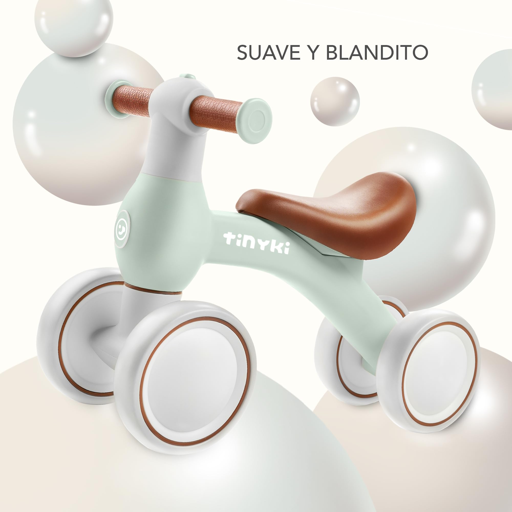 TINYKI Bici Bebe 1 Año a 2 Sin Pedales, Bicicleta Niño 1 Año, de Equilibrio, Correpasillos Ultraligero, Juguetes Niños | Regalos Originales Bebé para Cumpleaños