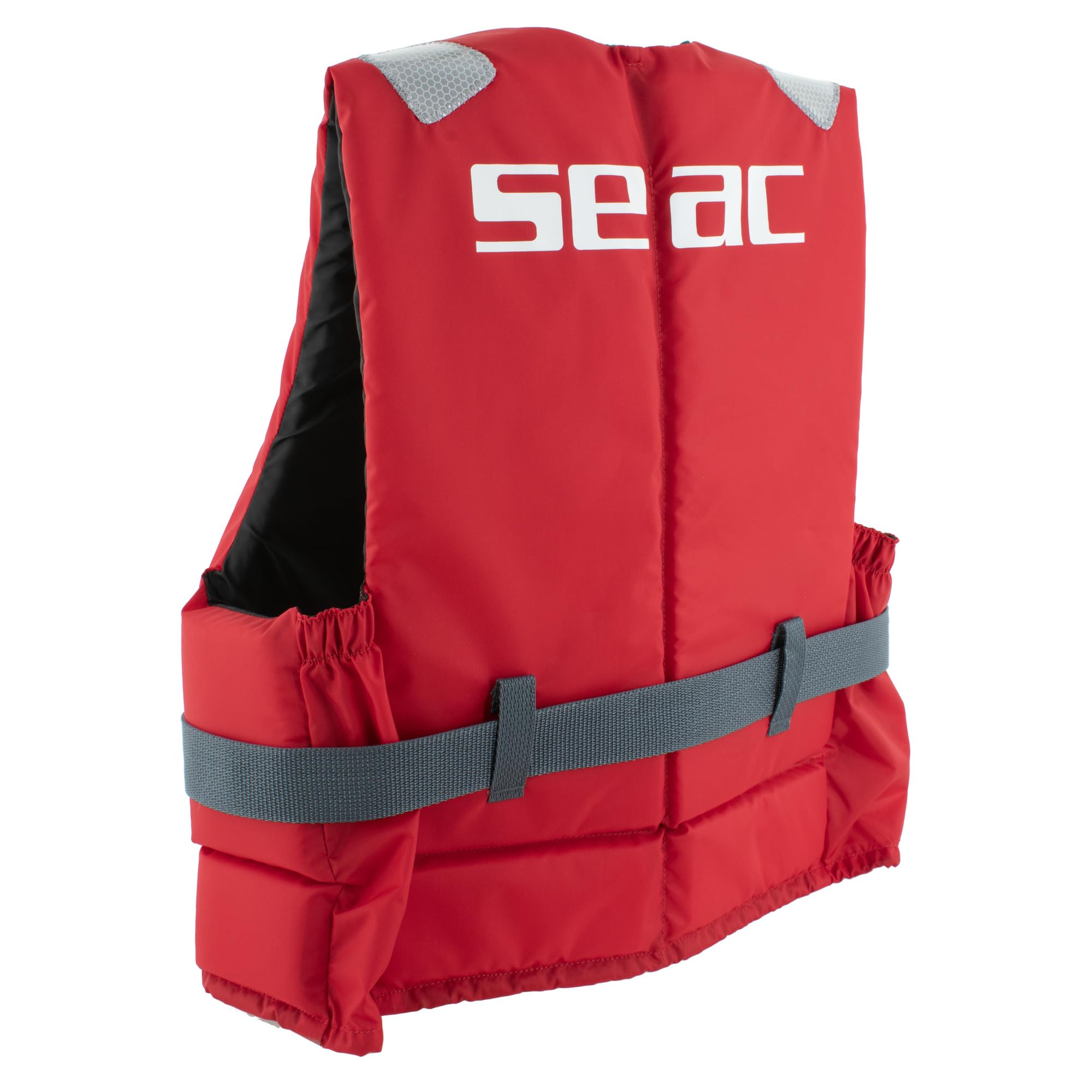 SEAC Vest Hydro - Gilet di Galleggiamento per Snorkeling e Sport Acquatici in 5 Taglie – Giubbotto di Sicurezza in Nylon con Fischietto e Inserti Riflettenti – Certificato EN ISO 12402-5 Unisex adulto